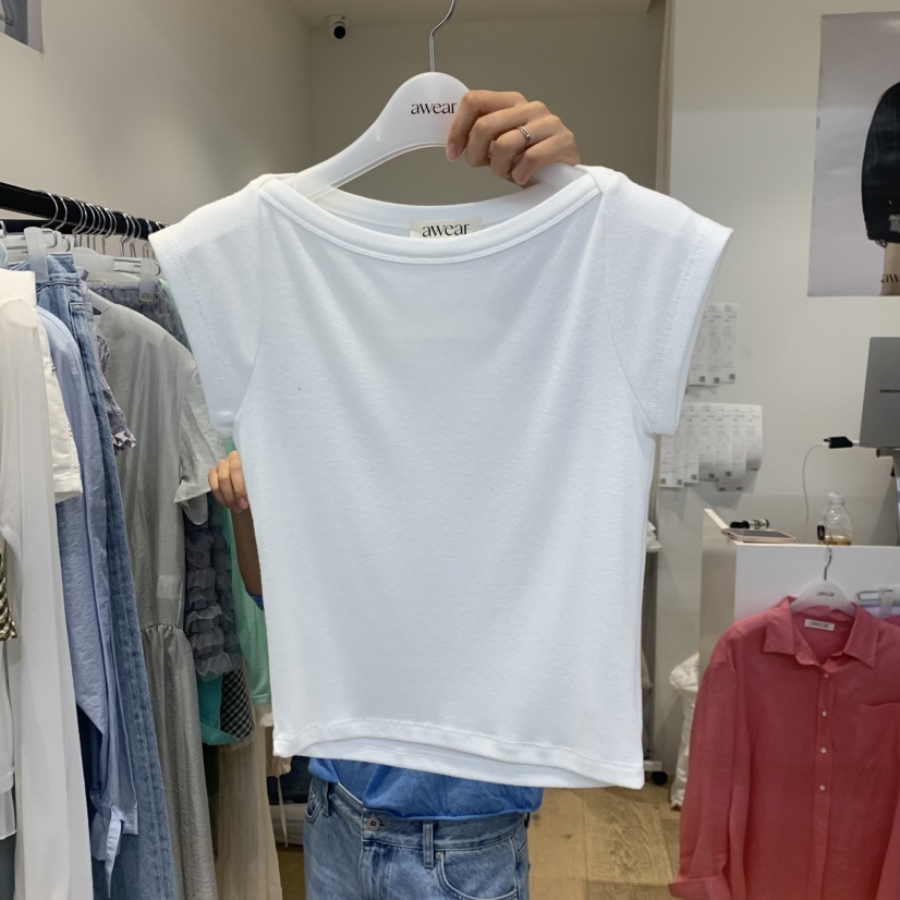 RUMIRU/AWEAR韓國代購女裝新款推薦休閑職業26春夏時尚T恤awear/RUMIRUT恤圖色2