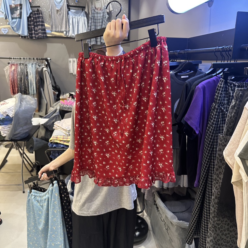 CREDITO韓國直郵女士新品休閑人氣26春夏職業半身裙中短裙CREDITO半身裙/中短裙圖色2