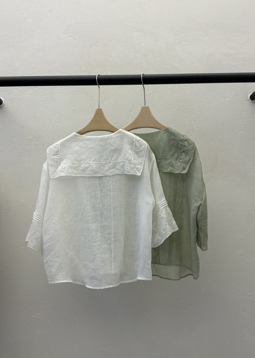 AUTUMN BEIGE-Q韓國直郵女士新品時尚推薦職業襯衫蕾絲衫A.b/AUTUMN BEIGE襯衫/蕾絲衫