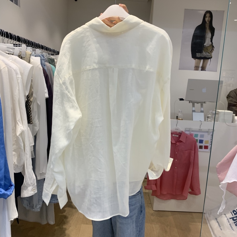 RUMIRU/AWEAR韓國東大門直郵女裝新品休閑襯衫蕾絲衫不含內搭不含項鏈awear/RUMIRU襯衫/蕾絲衫