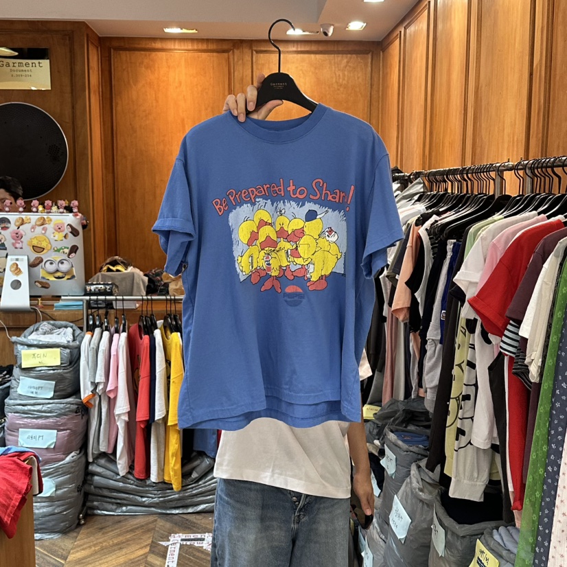 GARMENT-P韓國代購女士新品人氣時尚熱賣26夏季職業26春夏T恤GARMENTT恤圖色2