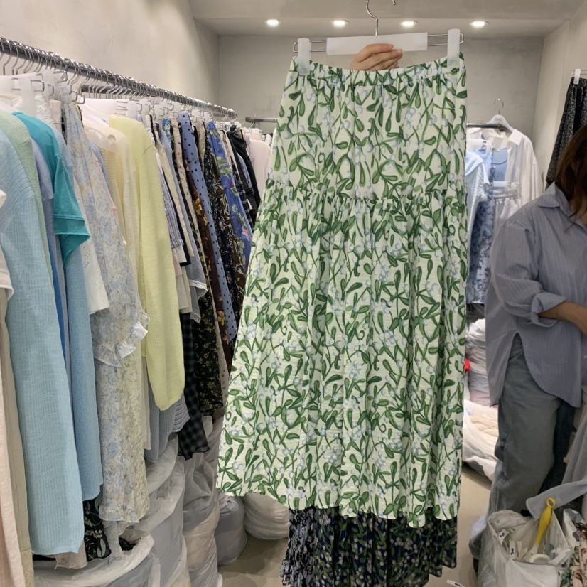LOGROAD韓國直郵女士新品熱賣26春夏26夏季時尚推薦職業長裙LOG ROAD長裙