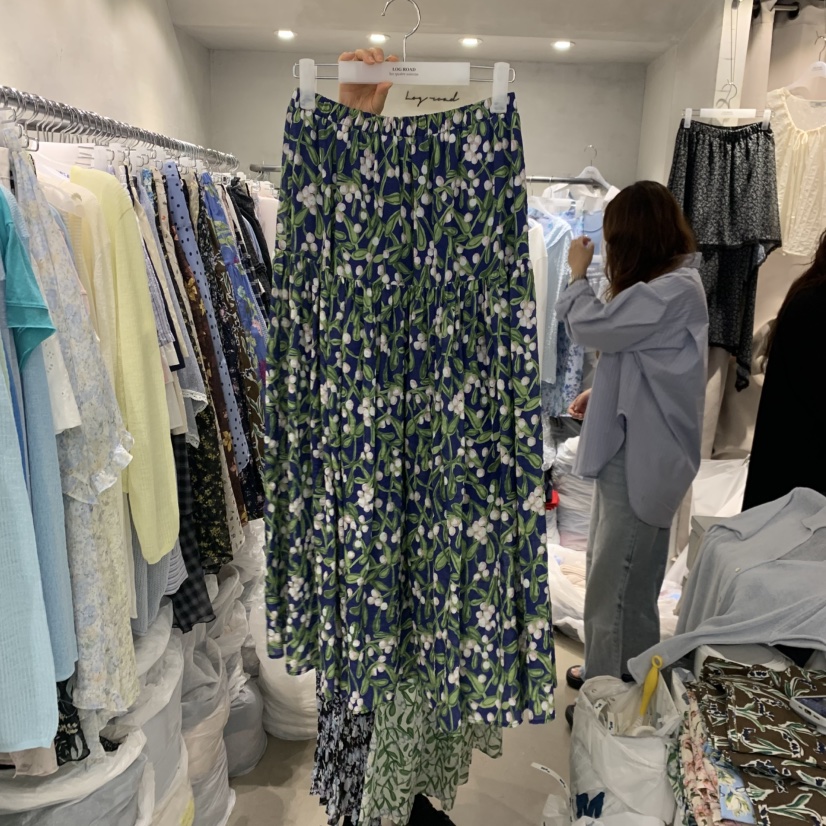 LOGROAD韓國直郵女士新品熱賣26春夏26夏季時尚推薦職業長裙LOG ROAD長裙圖色2