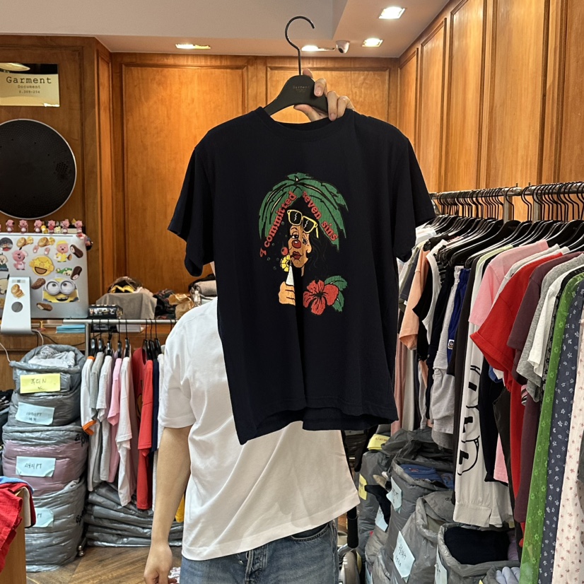 GARMENT-P韓國直郵女裝新品推薦職業人氣休閑26春夏時尚T恤GARMENTT恤圖色3