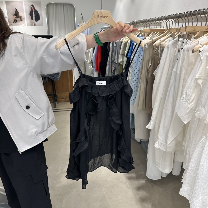 ACKER韓國直郵女士新款時尚休閑職業推薦26夏季吊帶背心絲帶ACKER吊帶/背心圖色2