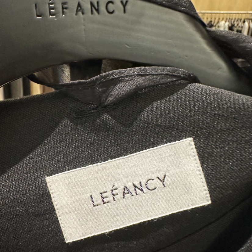 LEFANCY韓國直郵實拍女士新品職業時尚推薦夾克不含圍巾亞麻LEFANCY夾克