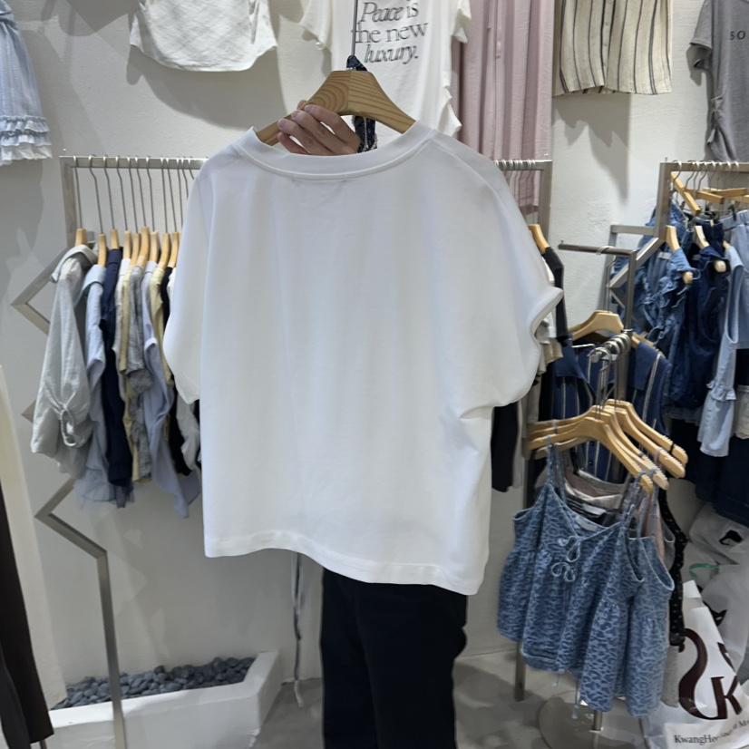 HIPTIQUE東大門實拍韓國女士新品休閑職業26夏季T恤含圍巾HIPTIQUET恤
