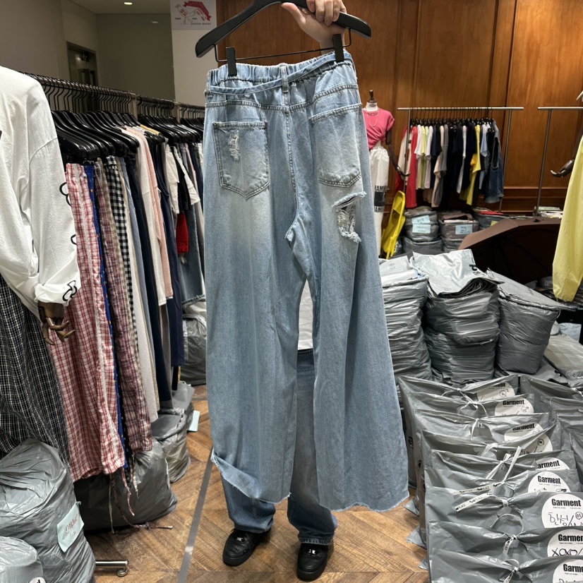 GARMENT-P韓國直郵女裝新款時尚人氣職業26夏季牛仔褲復古GARMENT牛仔褲