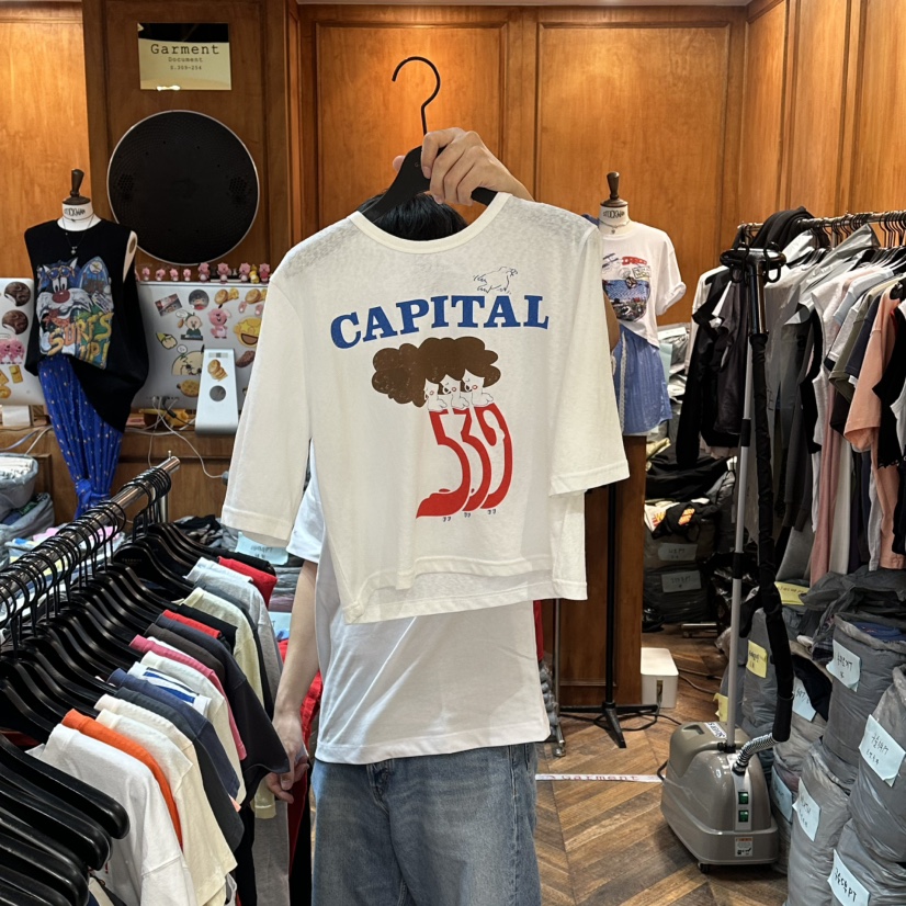 GARMENT-P韓國直郵實拍女裝新款休閑職業推薦熱賣26夏季T恤GARMENTT恤圖色1