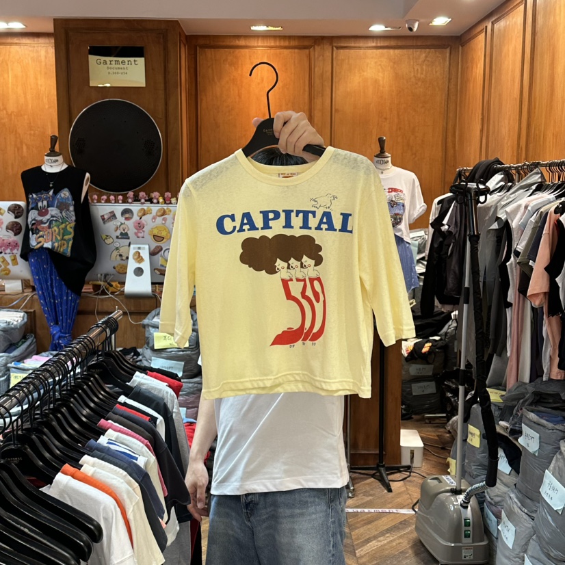 GARMENT-P韓國直郵實拍女裝新款休閑職業推薦熱賣26夏季T恤GARMENTT恤圖色2