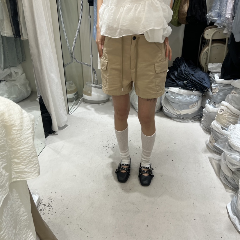 YUNBAL韓國直郵實拍女士新品時尚26夏季職業熱賣短褲口袋YUNBAL短褲圖色2