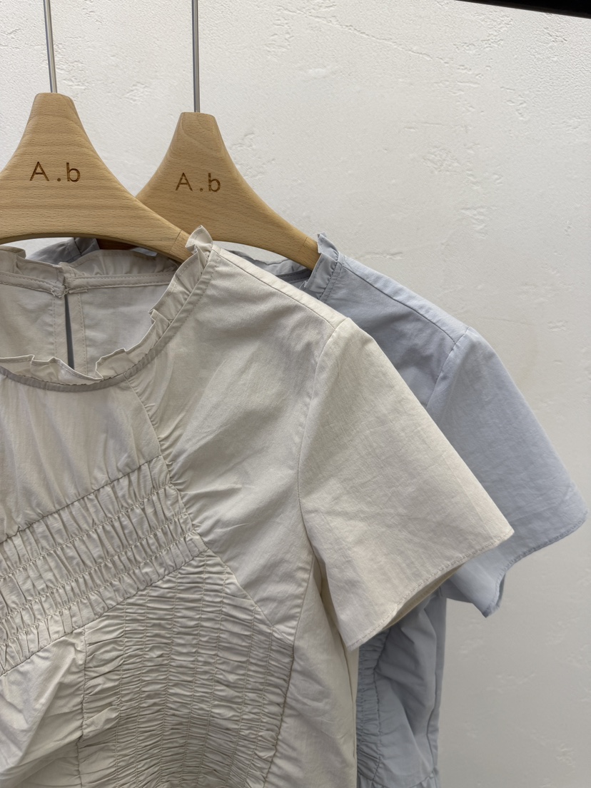 AUTUMN BEIGE-Q韓國代購女裝新品推薦熱賣26夏季襯衫蕾絲衫A.b/AUTUMN BEIGE襯衫/蕾絲衫