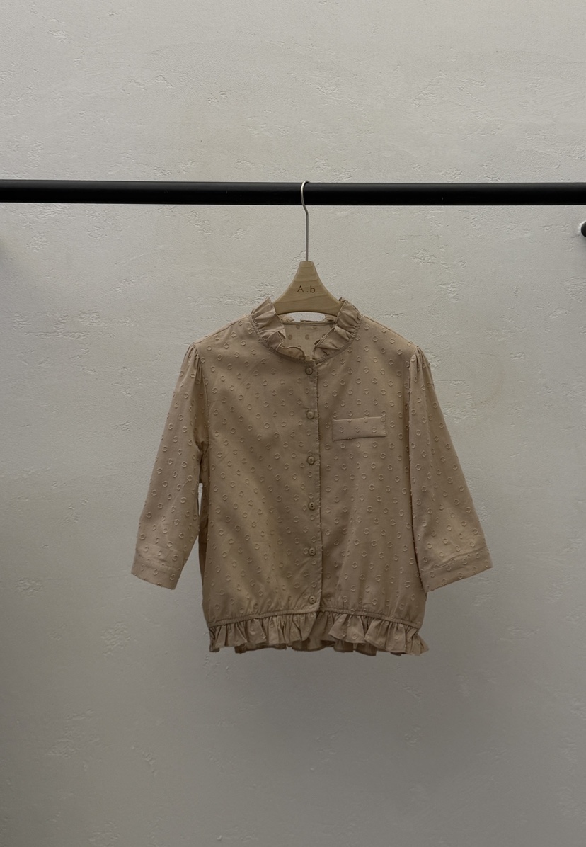 AUTUMN BEIGE-Q東大門實拍韓國女裝新款26春夏襯衫蕾絲衫A.b/AUTUMN BEIGE襯衫/蕾絲衫圖色2