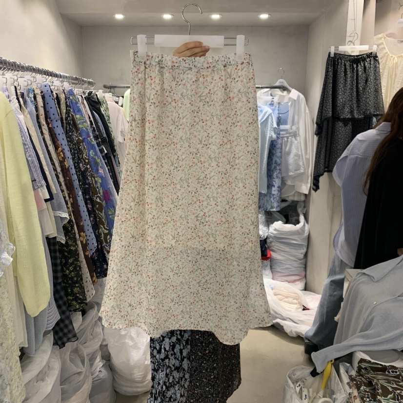 LOGROAD韓國直郵實拍女士新款人氣26夏季熱賣時尚職業長裙LOG ROAD長裙