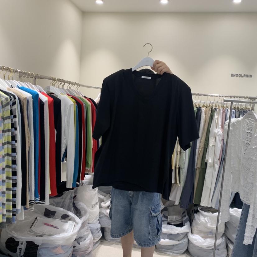 ENDOLPHIN韓國直郵女士新品26夏季人氣熱賣職業時尚推薦T恤ENDOLPHINT恤圖色2