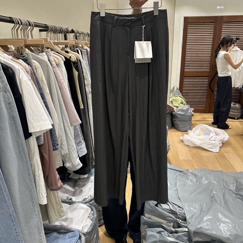GILLI東大門實拍韓國女裝新品時尚職業熱賣26春夏人氣休閑褲GILLI休閑褲圖色2