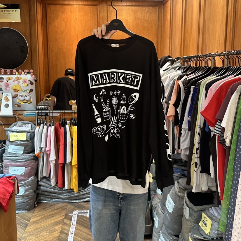 GARMENT-P韓國東大門代購女裝新款26夏季時尚職業長袖T恤GARMENT長袖T恤圖色3