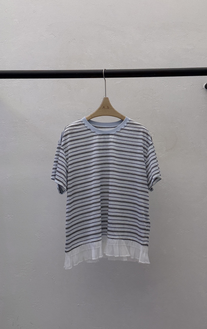 AUTUMN BEIGE-Q韓國直郵實拍女裝新品職業推薦26夏季T恤A.b/AUTUMN BEIGET恤圖色1