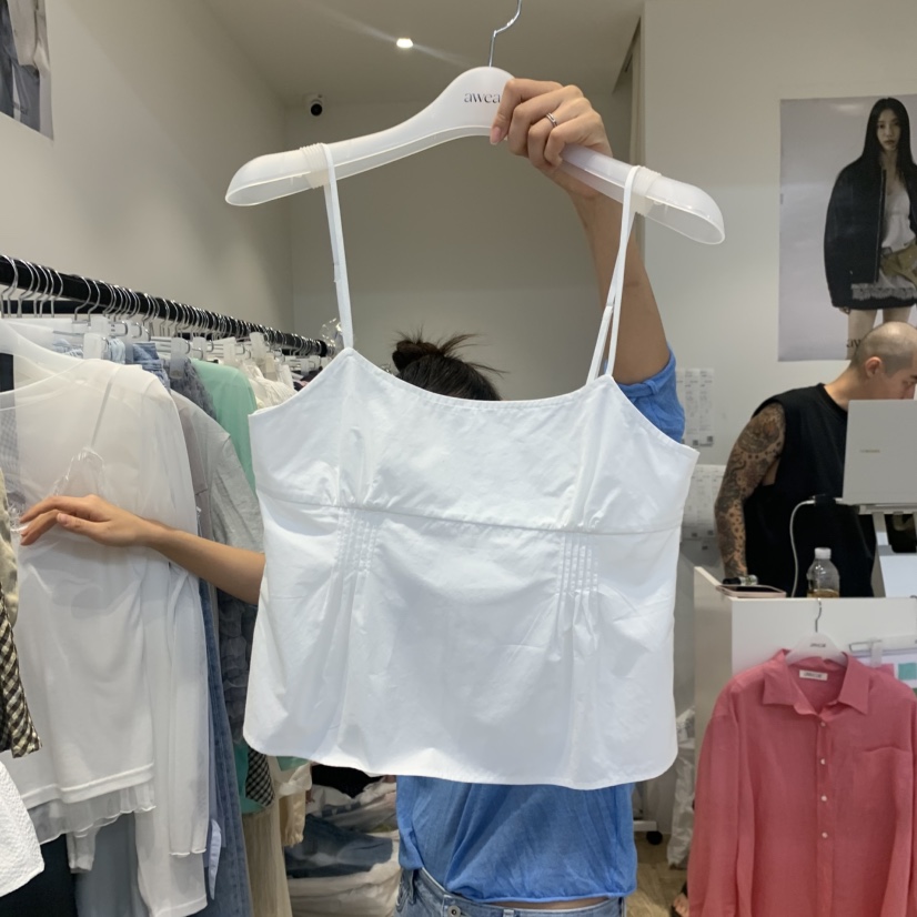 RUMIRU/AWEAR韓國東大門直郵女裝新款時尚熱賣26春夏吊帶背心awear/RUMIRU吊帶/背心圖色1
