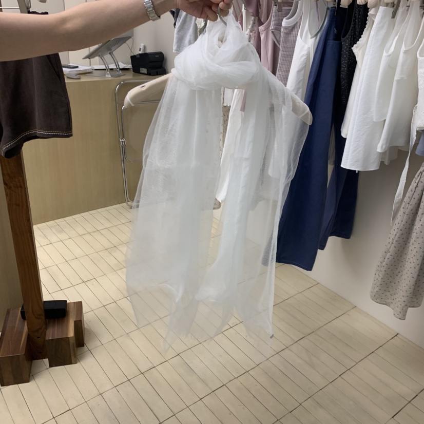 THEPLAN東大門實拍韓國女裝新品推薦熱賣26春夏時尚圍巾披肩THE PLAN圍巾/披肩圖色1