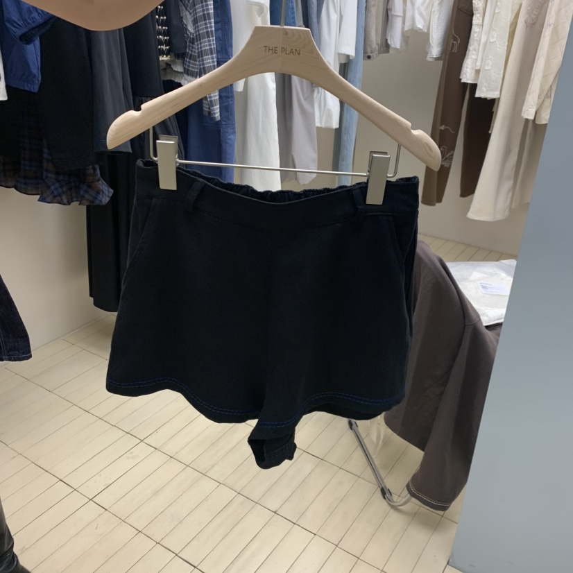 THEPLAN韓國直郵實拍女裝新品時尚職業休閑推薦26夏季短褲亞麻THE PLAN短褲圖色2