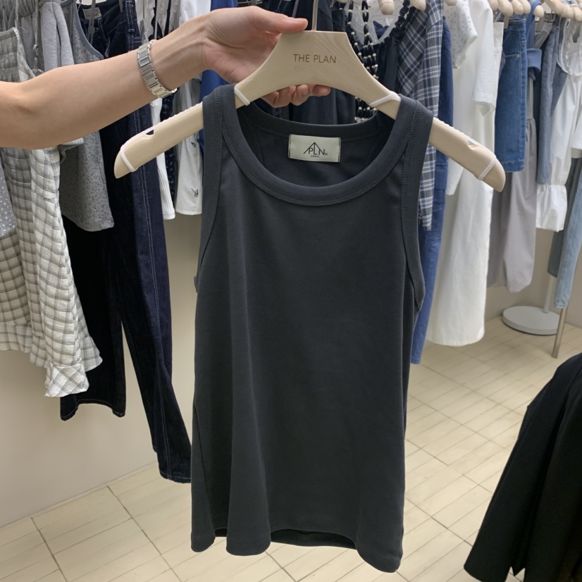 THEPLAN韓國東大門直郵女士新品26春夏人氣推薦休閑吊帶背心THE PLAN吊帶/背心圖色1