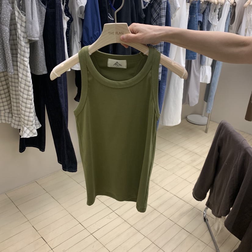 THEPLAN韓國東大門直郵女士新品26春夏人氣推薦休閑吊帶背心THE PLAN吊帶/背心圖色4