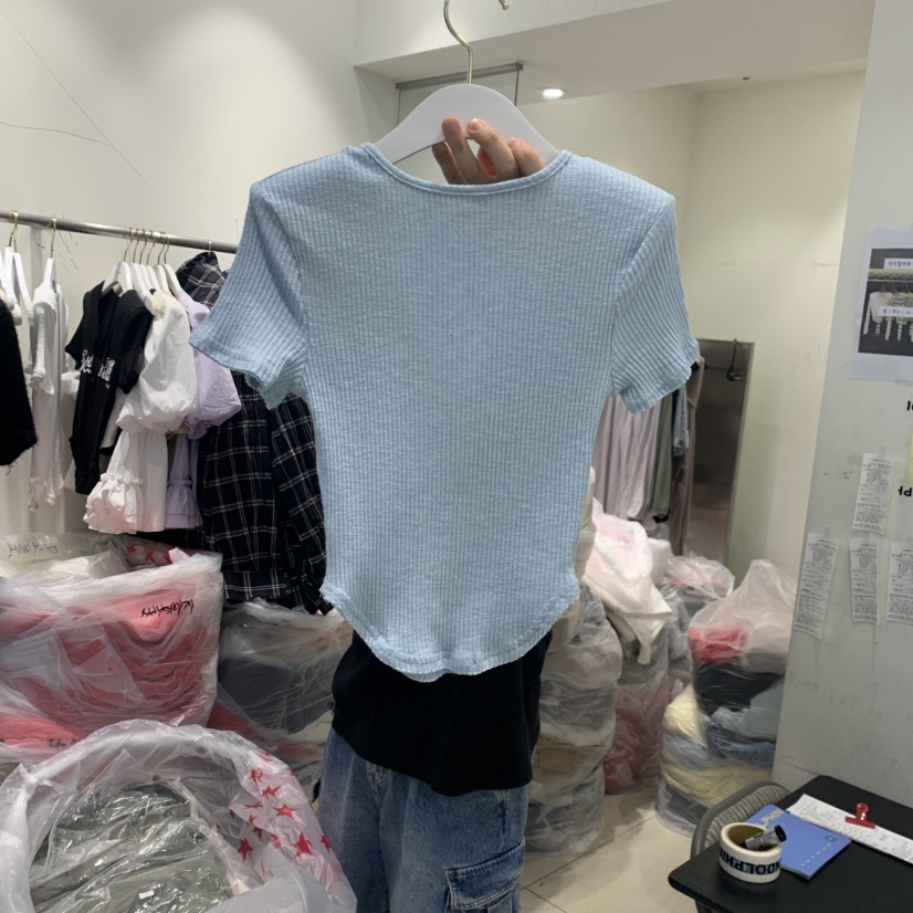 ENDOLPHIN韓國代購女裝新款時尚職業熱賣休閑推薦人氣T恤ENDOLPHINT恤