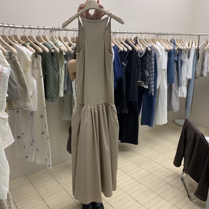 THEPLAN韓國直郵實拍女士新品熱賣職業26春夏人氣連衣裙撞色THE PLAN連衣裙