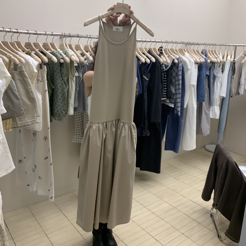 THEPLAN韓國直郵實拍女士新品熱賣職業26春夏人氣連衣裙撞色THE PLAN連衣裙圖色1