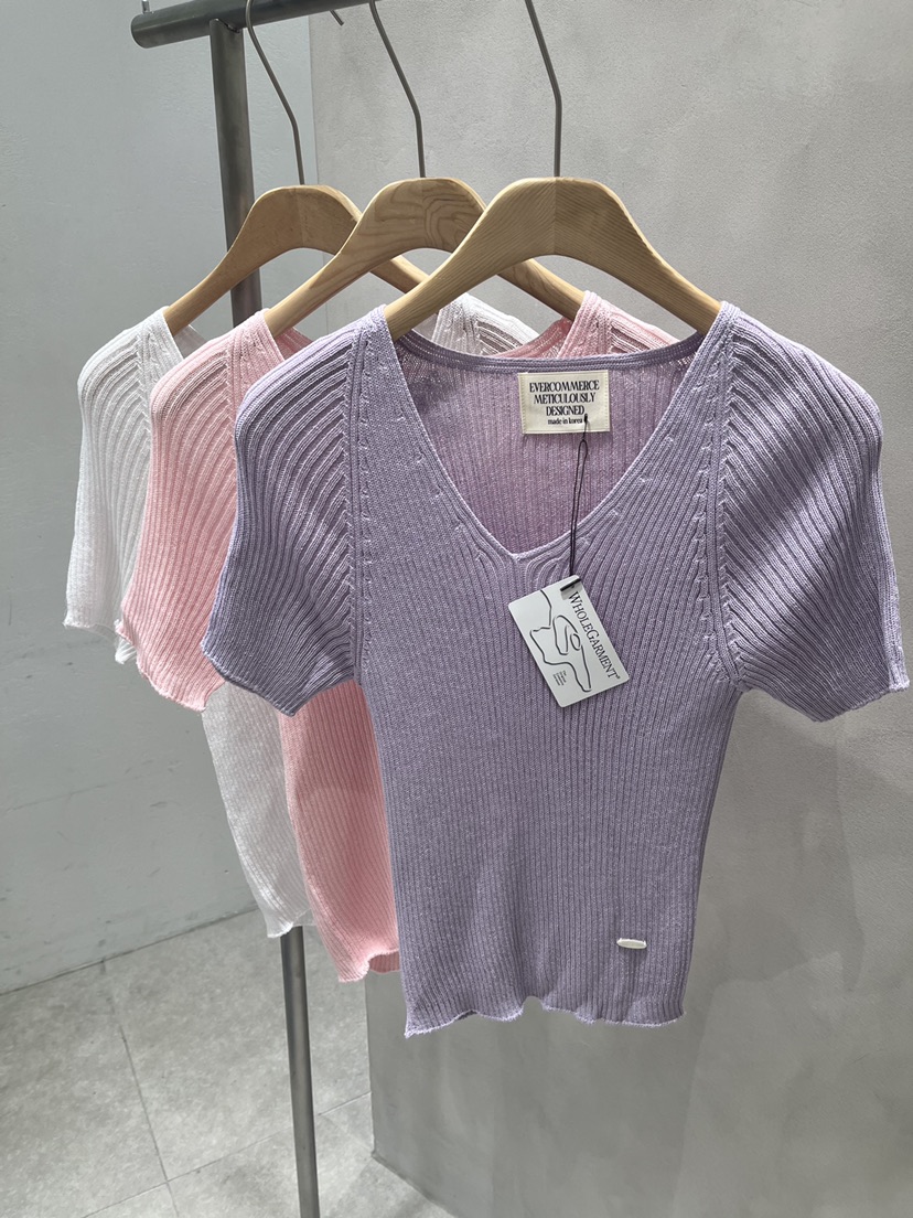 EVERCOMMERCE METICULOUSLY DESIGNED韓國代購女裝新品26春夏針織衫EVERCOMMERCE METICULOUSLY DESIGNED針織衫