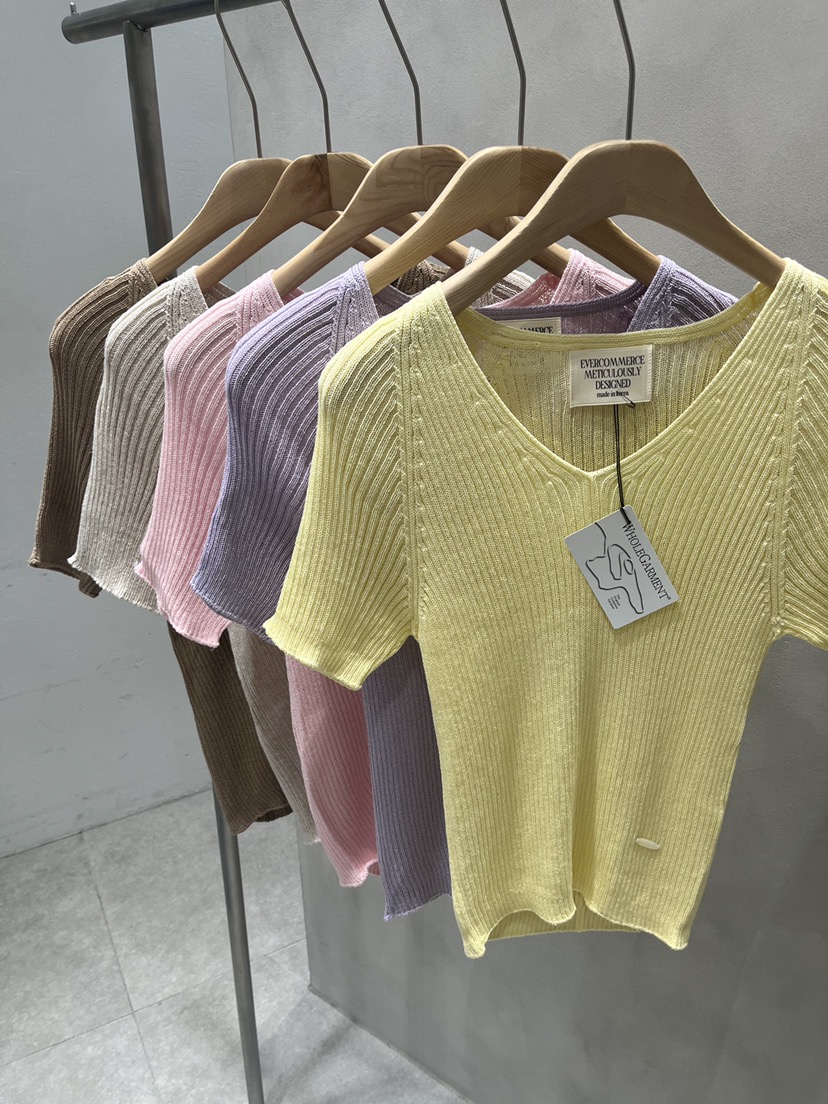 EVERCOMMERCE METICULOUSLY DESIGNED韓國代購女裝新品26春夏針織衫EVERCOMMERCE METICULOUSLY DESIGNED針織衫