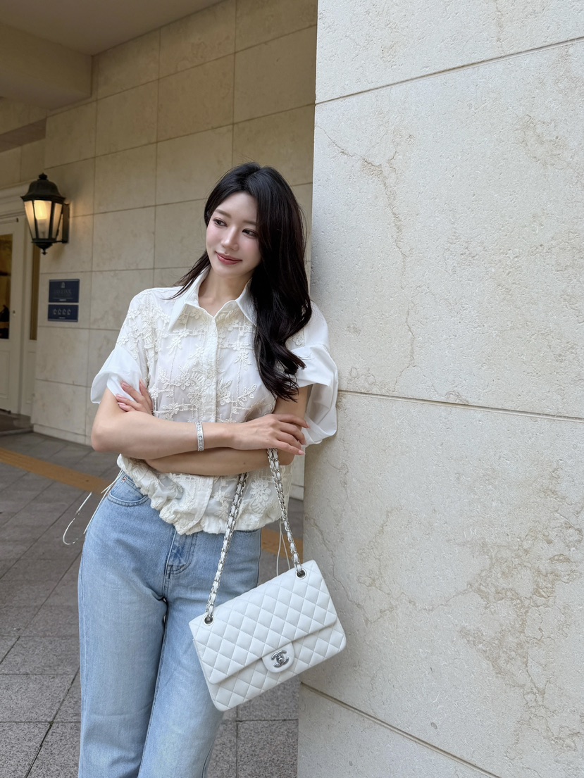 81 MARKET-L韓國東大門代購女裝新款26春夏休閑襯衫蕾絲衫81 MARKET-L襯衫/蕾絲衫