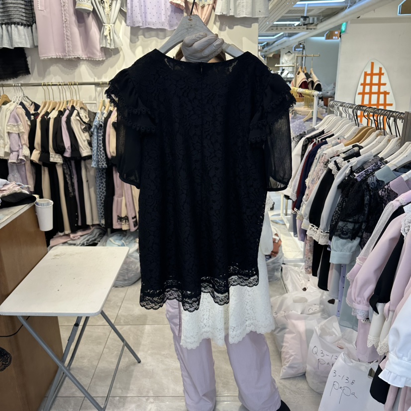 PAPA韓國東大門代購女士新款推薦熱賣26春夏休閑襯衫蕾絲衫Papaine/HALMADE襯衫/蕾絲衫
