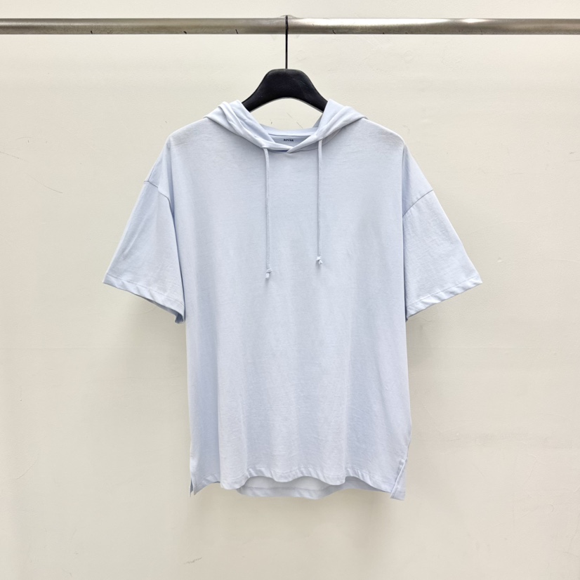 RIVER韓國代購女裝新款休閑26春夏26夏季職業熱賣T恤連帽衫WATER/RIVERT恤圖色1