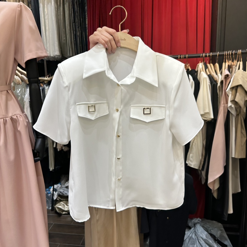 HERISH-HAUTE韓國東大門直郵女裝新款推薦休閑襯衫蕾絲衫Herish-Haute-A襯衫/蕾絲衫圖色2