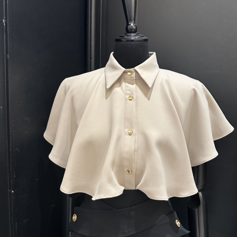 HERISH-HAUTE韓國東大門代購女裝新款26夏季時尚襯衫蕾絲衫Herish-Haute-A襯衫/蕾絲衫圖色1米色