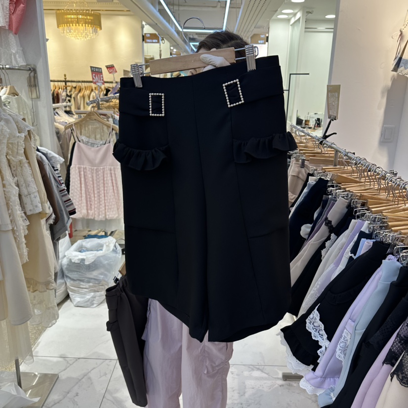 PAPA韓國東大門代購女士新款熱賣時尚人氣26春夏26夏季短褲Papaine/HALMADE短褲圖色3