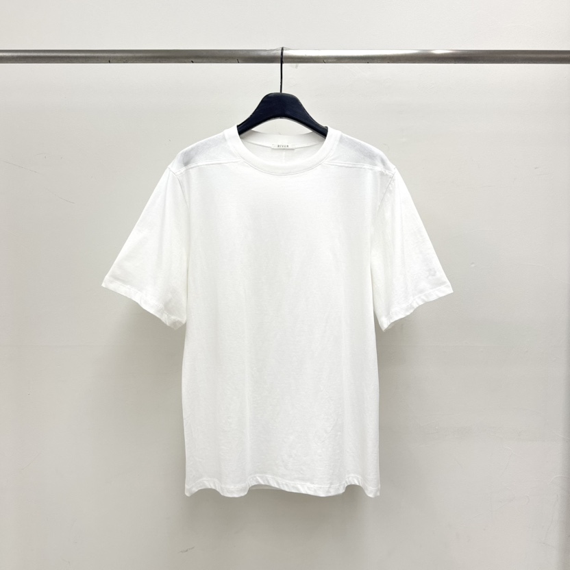 RIVER韓國直郵女士新品時尚人氣26春夏熱賣26夏季休閑T恤WATER/RIVERT恤圖色1