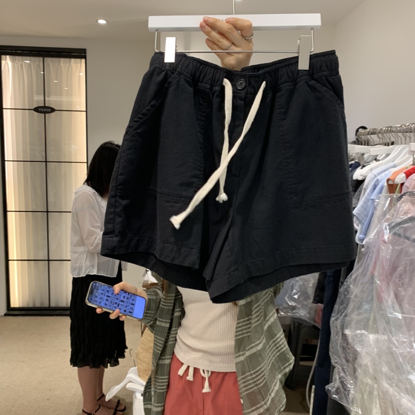 VENIR-a韓國東大門代購女裝新品26夏季26春夏職業短褲水洗VENIR-a短褲圖色1