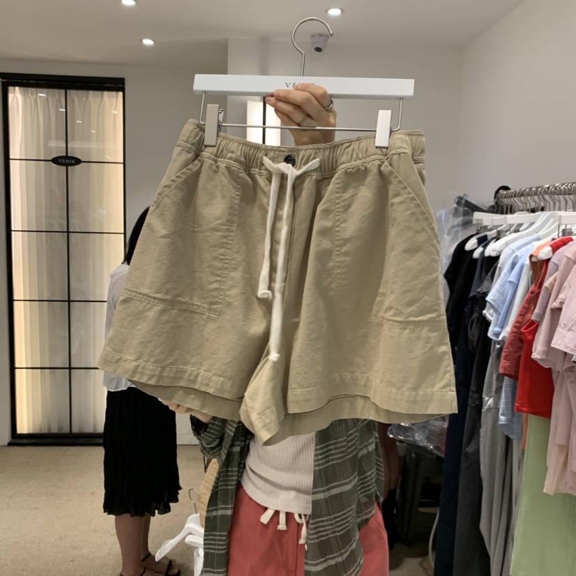 VENIR-a韓國東大門代購女裝新品26夏季26春夏職業短褲水洗VENIR-a短褲圖色5