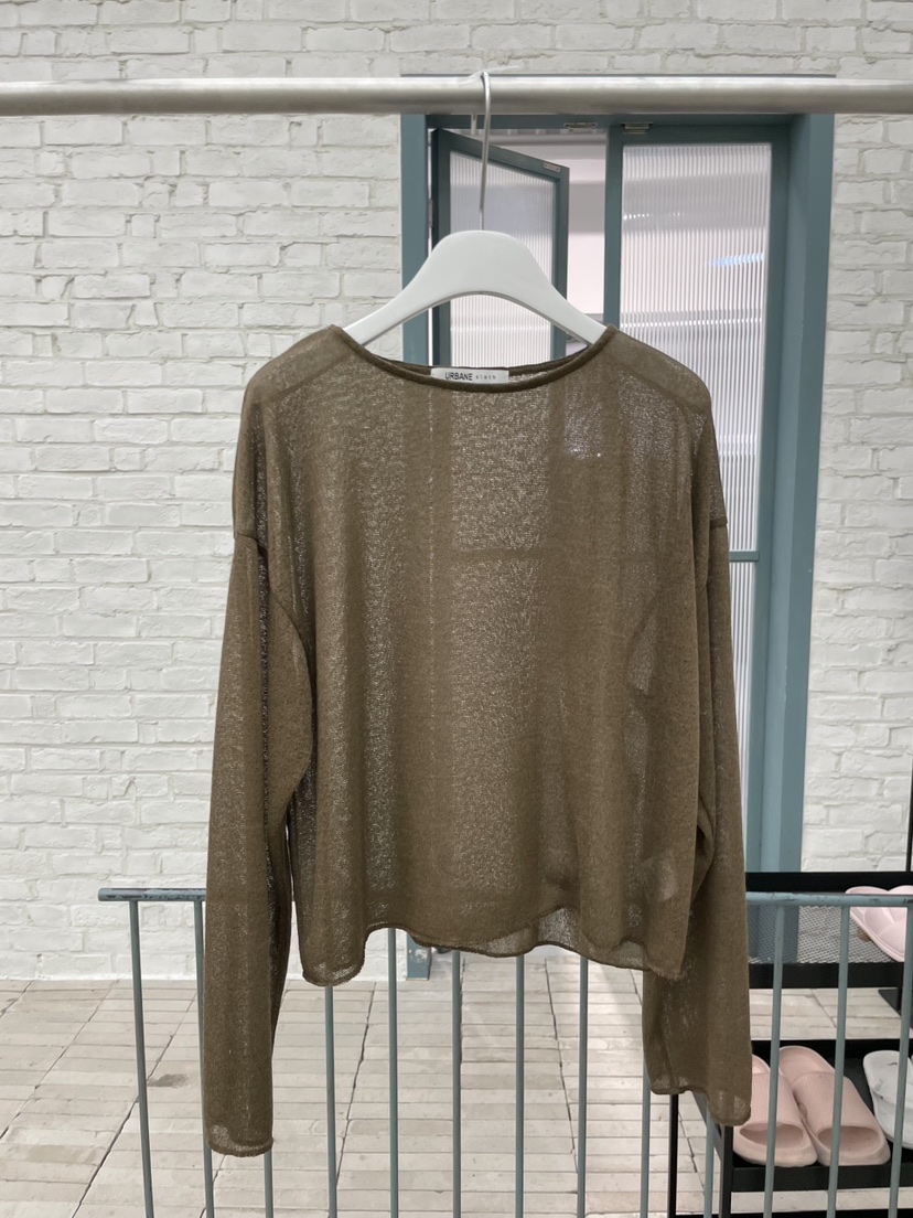 URBANE cloth韓國直郵女士新品推薦人氣熱賣職業時尚針織衫URBANE cloth針織衫圖色4咖色