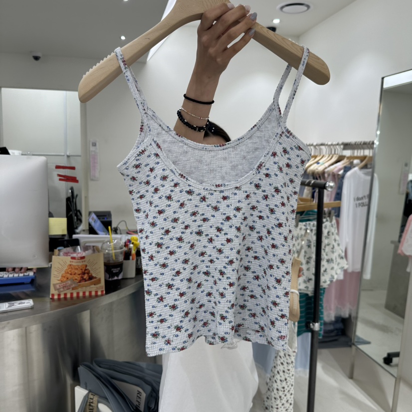REPELLER韓國東大門直郵女士新品26夏季時尚休閑吊帶背心REPELLER吊帶/背心