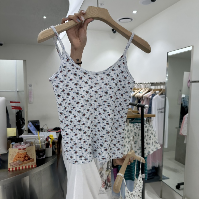 REPELLER韓國東大門直郵女士新品26夏季時尚休閑吊帶背心REPELLER吊帶/背心圖色1
