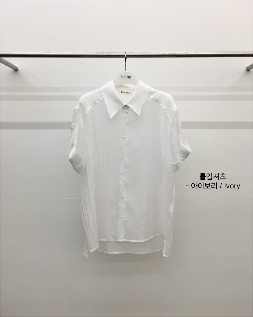 HEMP-P韓國直郵女士新品人氣時尚熱賣26夏季推薦襯衫蕾絲衫hemp襯衫/蕾絲衫圖色1