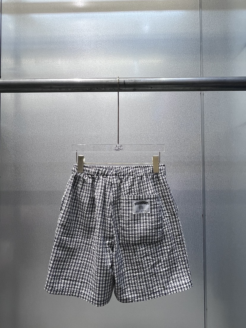 GVR COMPANY/RAWOO韓國直郵實拍女士新品26夏季休閑褲口袋格紋GVR COMPANY/RAWOO休閑褲
