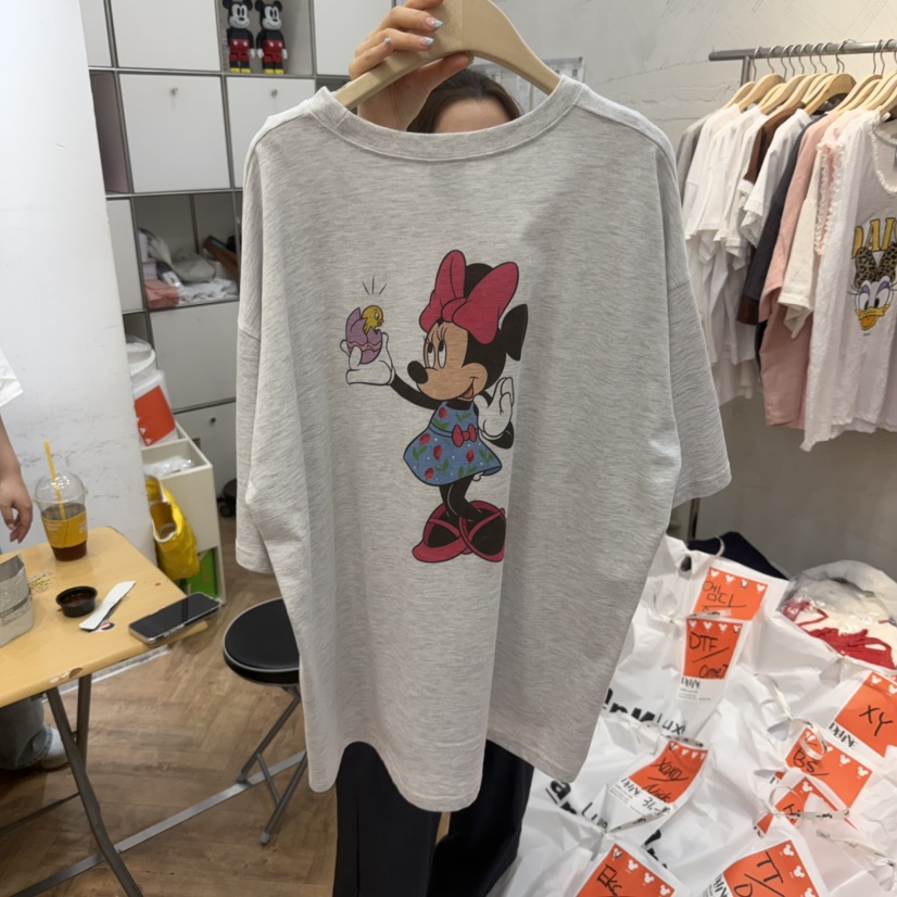 DE LINE韓國東大門代購女士新品休閑熱賣26春夏推薦職業T恤DE LINET恤