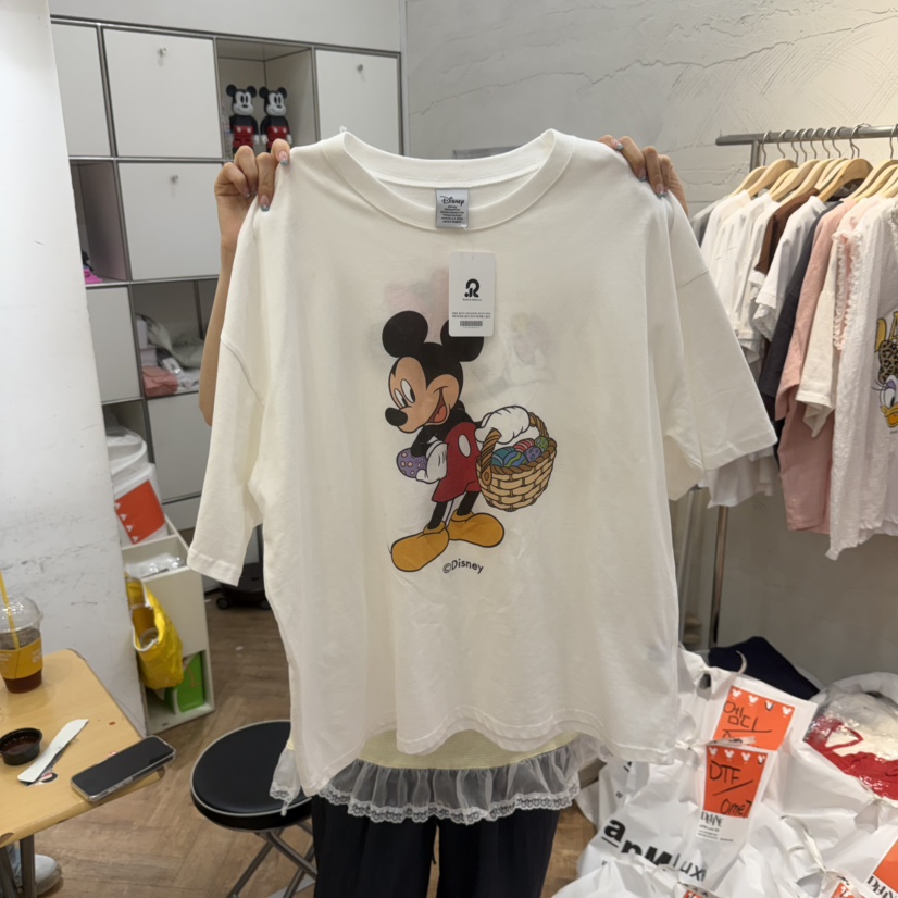 DE LINE韓國東大門代購女士新品休閑熱賣26春夏推薦職業T恤DE LINET恤圖色3