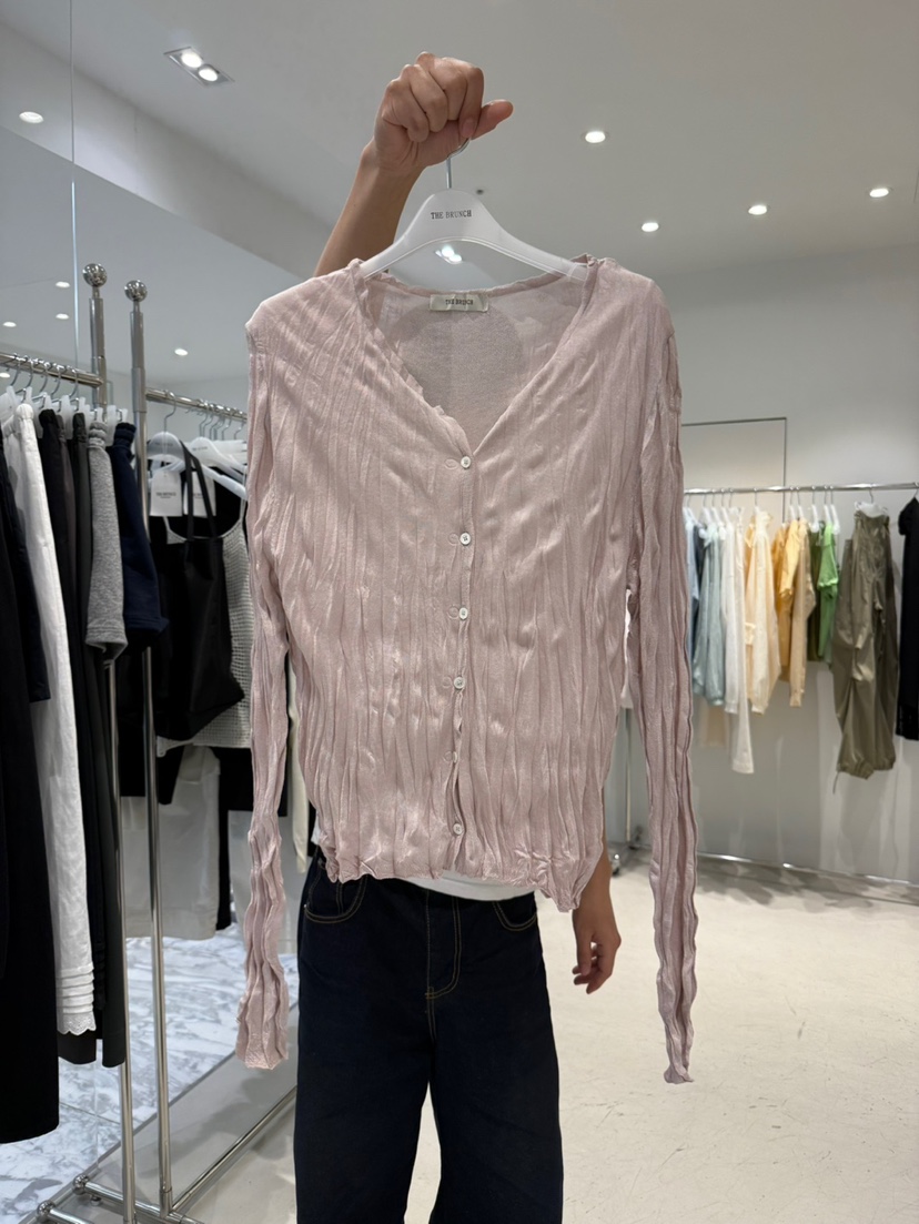 THE BRUNCH韓國代購女士新品26春夏26夏季人氣襯衫蕾絲衫THE BRUNCH襯衫/蕾絲衫圖色2