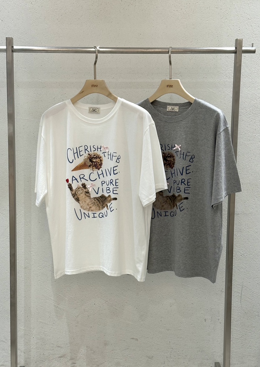 FIZZ韓國代購女裝新品熱賣職業推薦26夏季人氣時尚26春夏T恤FIZZT恤